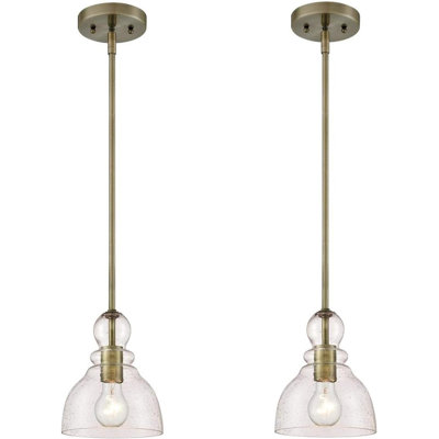 Luminaire suspendu à 2 lumières Athanas