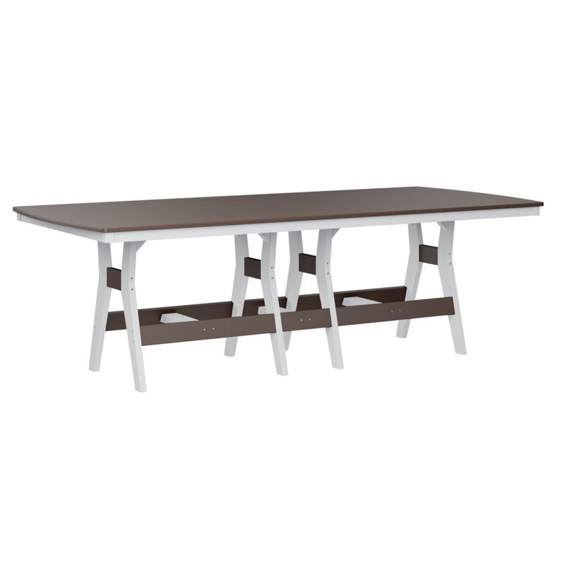 Table de bar berlinoise Berlin, Brun chocolat, 38.87" H x 96" W x 44" D