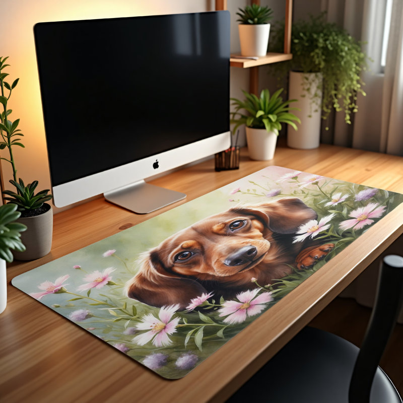 Polyester Desk Pad, 31.5x15.5