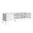 Unique Herringbone Design Multifunctional TV Stand With LED Light-90317960