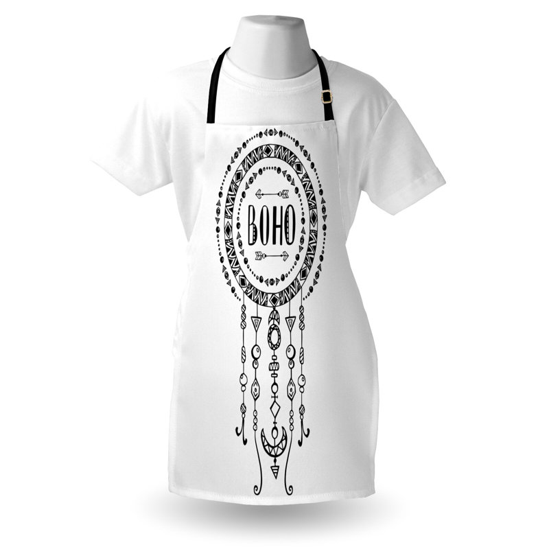 No Pattern Bib Apron