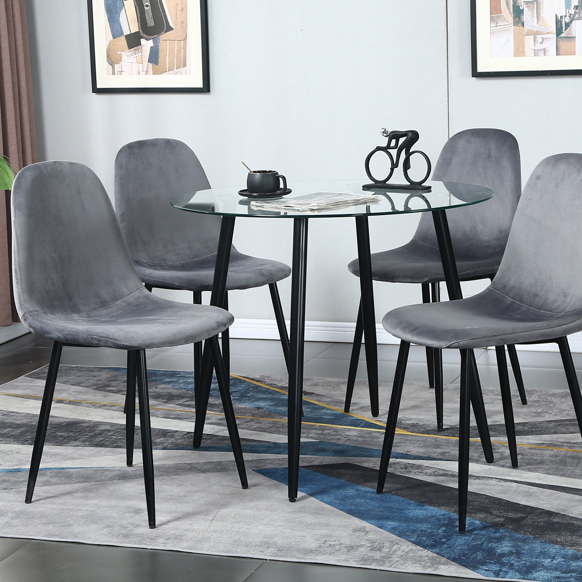 Scs table best sale and chairs