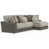 Polyester brun / beige