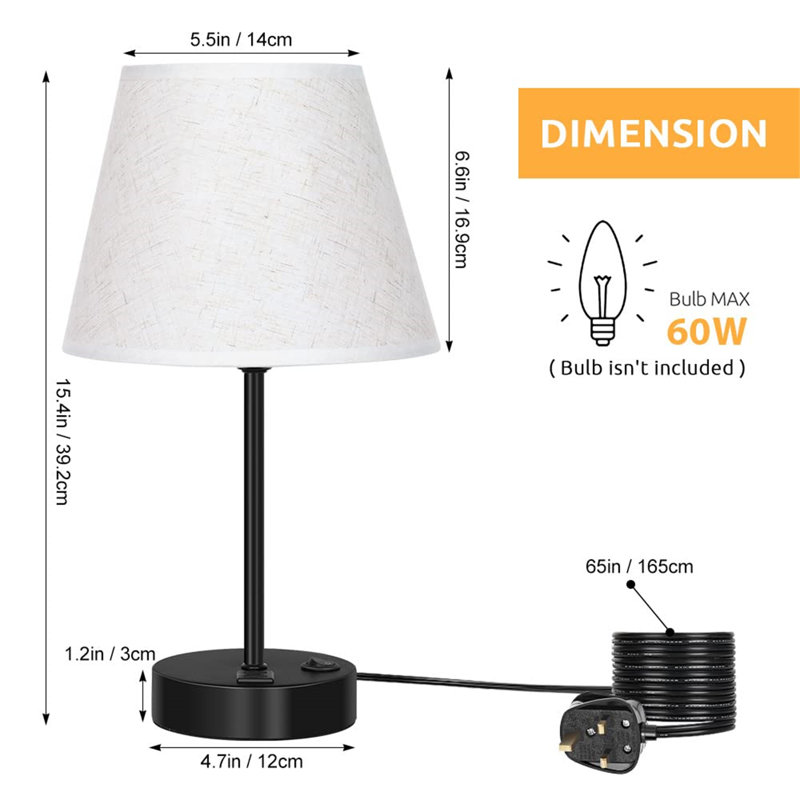Anslei Metal Table Lamp