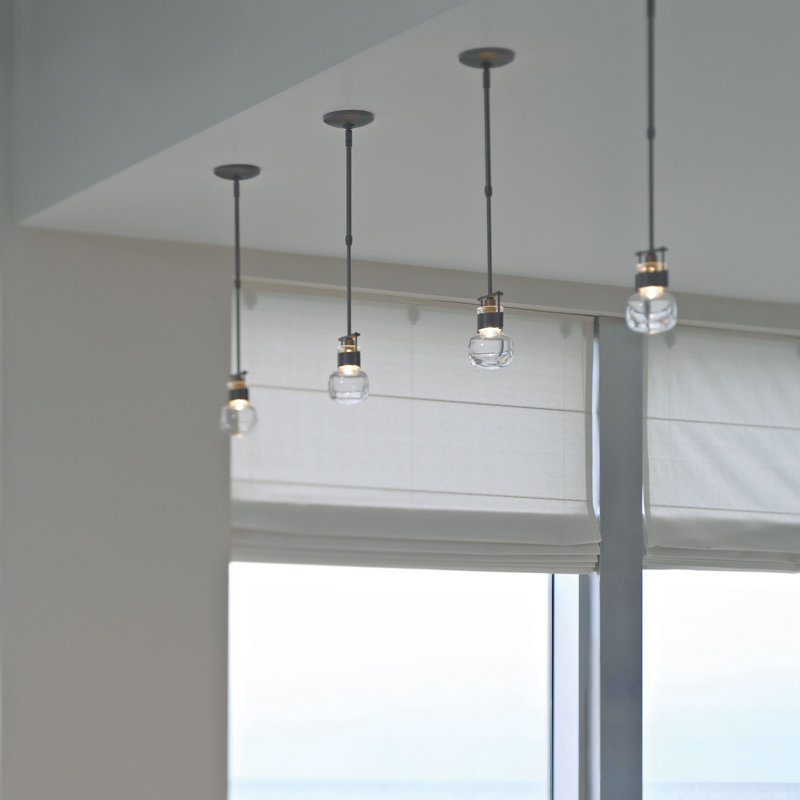 Cuff 1 - Light Single Globe Pendant, Dark Smoke, Medium