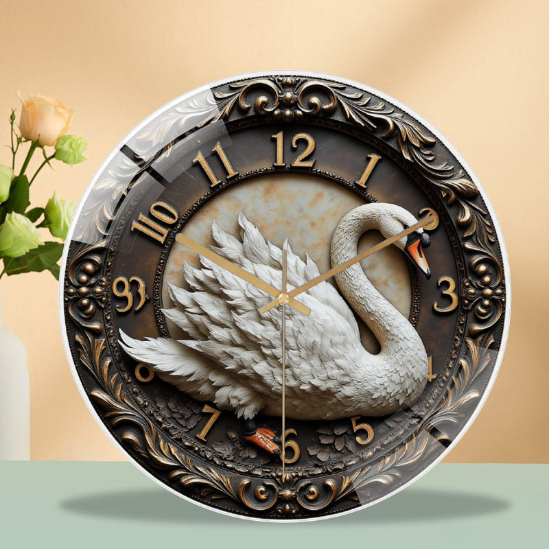 Horloge murale Swan