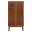 Armoire lumineuse Curio diapaly avec tablettes réglables et panneau arrière en miroir-2024185426