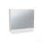 Mirror Medicine Cabinet With Interior Shelves, Modern Bathroom Storage Solution And Organizer, White