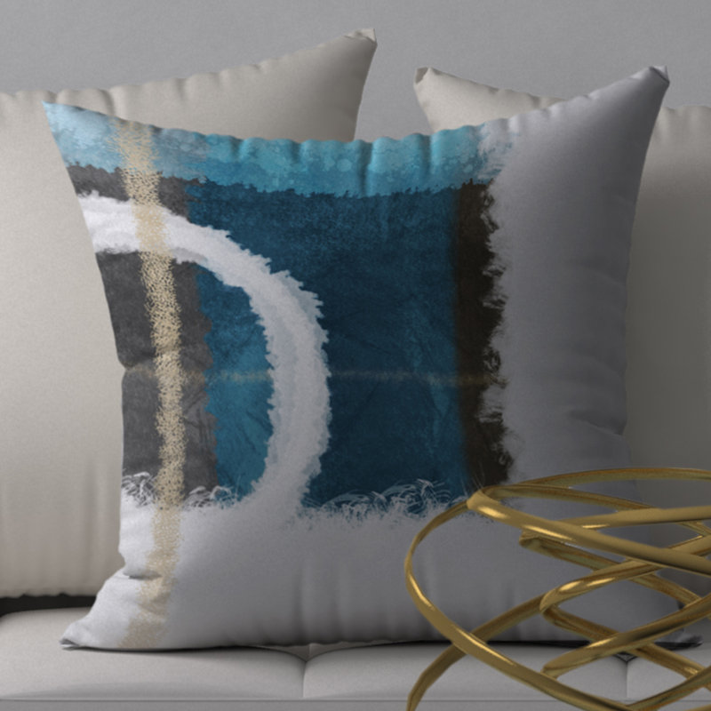 Housse et insert de coussin carré Debonair, 18" x 18"
