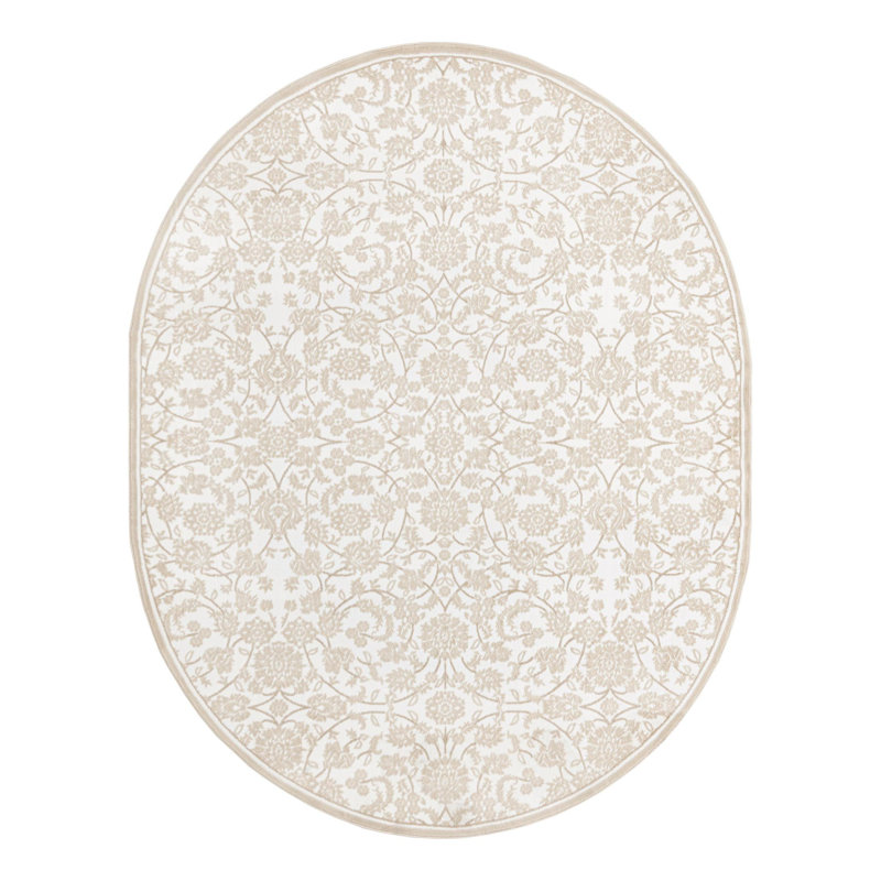 Tapis oriental analogique Analise, Ovale 7 pi 10 po x 10 pi