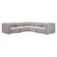 Fauteuil d'angle gris-850689290