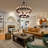 2-tier Wagon Wheel Industrial Chandeliers