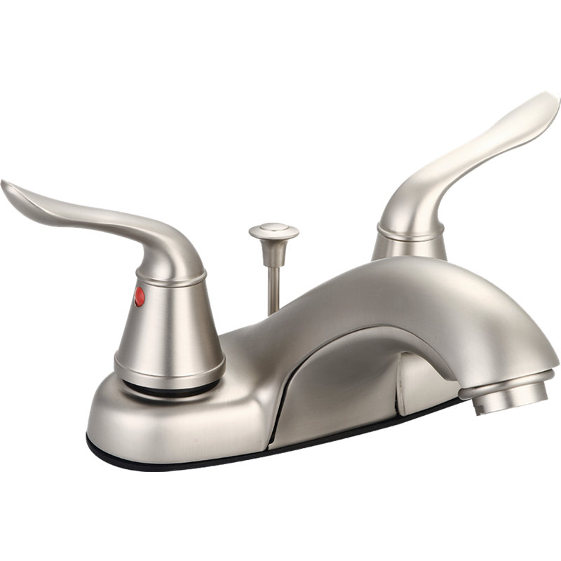 Robinet de salle de bain Castille, Nickel brossé