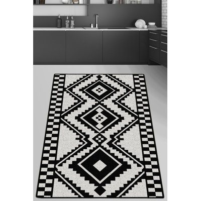 Premium Polyester Area Rug, 31.5 x 47.2 inches | 100% Antibacterial, Non-Slip Underside, 0.4 inch Pile Height | Machine Washable, Easy Care | Perfect for Living Room, Bedroom, & Playroom Decor