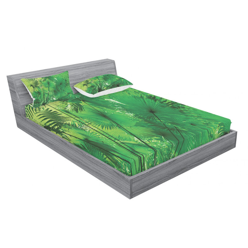 Microfiber Sheet Set, Queen Sheet Set with Fitted Sheet