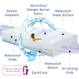 Waterproof Zipper Mattress Protector Case Pack