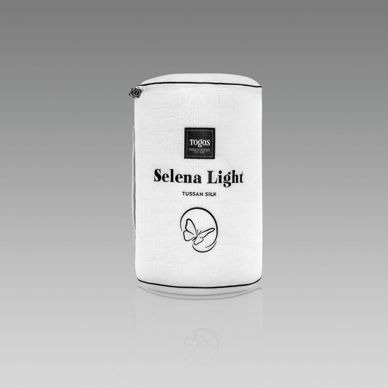 Selena Light Silk Down Alternative Comforter, Queen