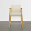 Upholstered Counter Stools with Hand-Woven Rope Arms-784111238