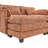 Zuri Upholstered 2-Seater Sectional Sofa with Ottomans-796484354