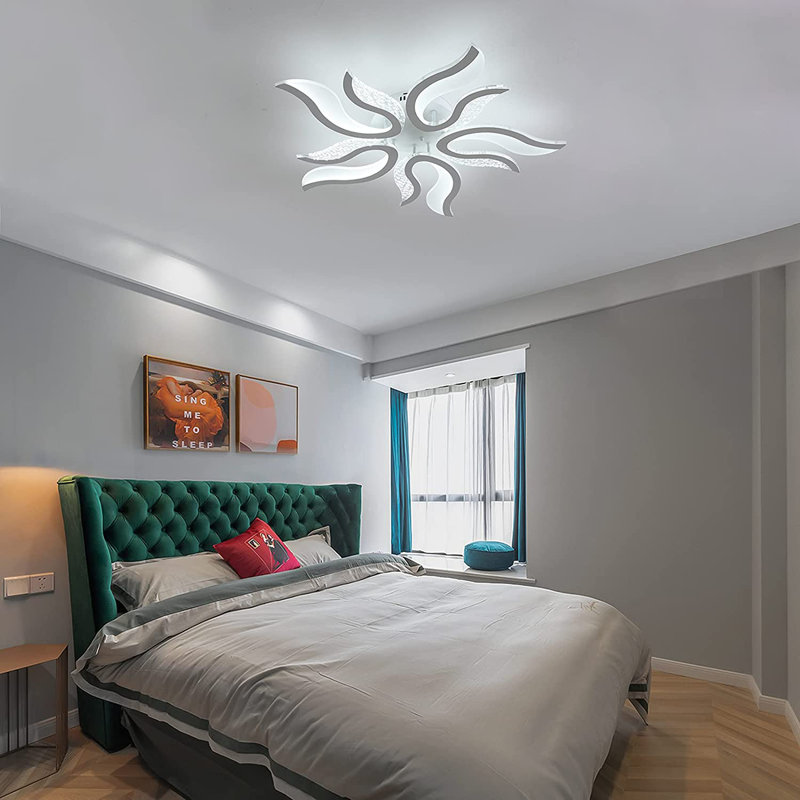 Bobbyjoe Acrylic LED Semi Flush Mount