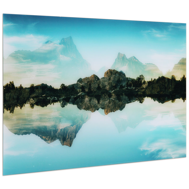 « quiet eaux », reproduction de photo sur verre