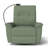 270° Swivel Rocker Recliner Chair with USB Ports and Adjustable Phone Holder-1107557944