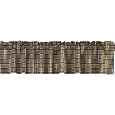 Wyatt Cotton Plaid Tailored Window Valance
