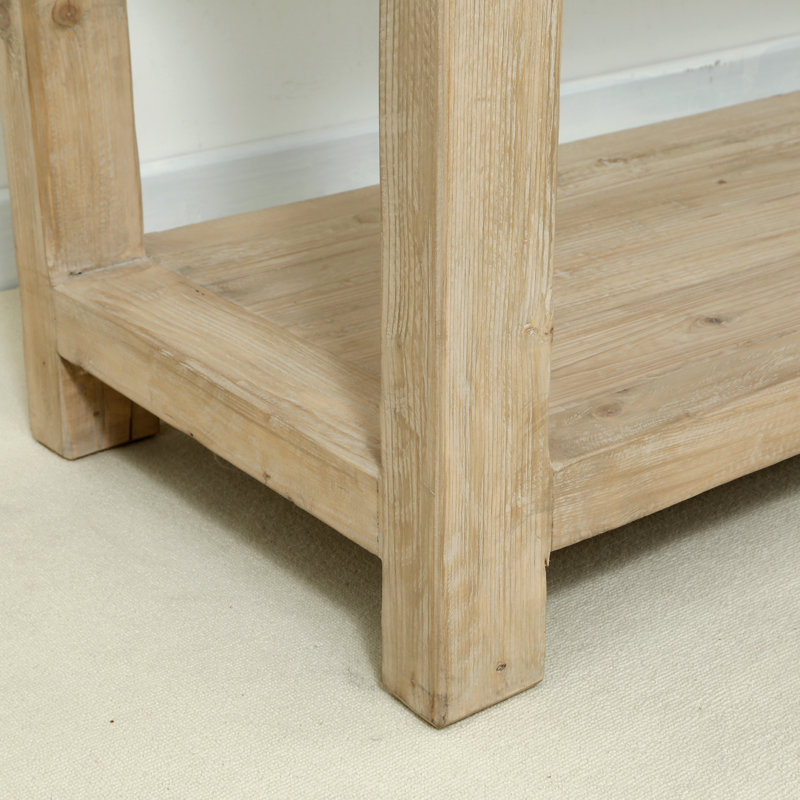 110'' W Solid Wood Console Table