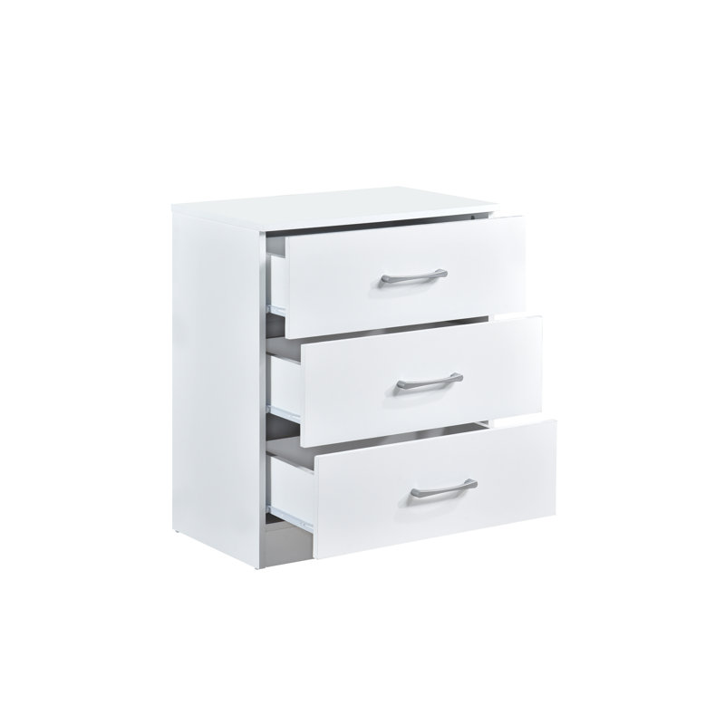 Highbury 3 Drawer Chest of Drawers, White
