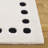 Lexy Polka Dots Handmade Tufted Cotton/Wool Area Rug in Ivory/Black-1899070020