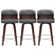 Bresha Swivel Upholstered Counter Stool