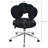 Teddy Fabric Swivel Office Chair with Adjustable Height and Ergonomic Curved Backrest-1135755129