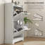 Arbre d'entrée 38 po 3-en-1 avec banc de rangement, portemanteau avec quatre crochets et rangement pour chaussures, gris-550780353