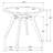Flynn Brown 48-inch Dining Table