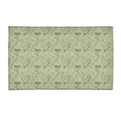 Tapis de zone verte floral fait main