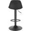 Iesha Swivel Upholstered Adjustable Height Counter Stool with Metal Frame-2115934291