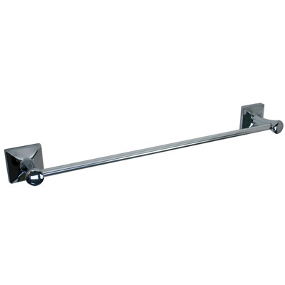 Euro Transitional 18" Wall Mounted Towel Bar - Chrome Polished
