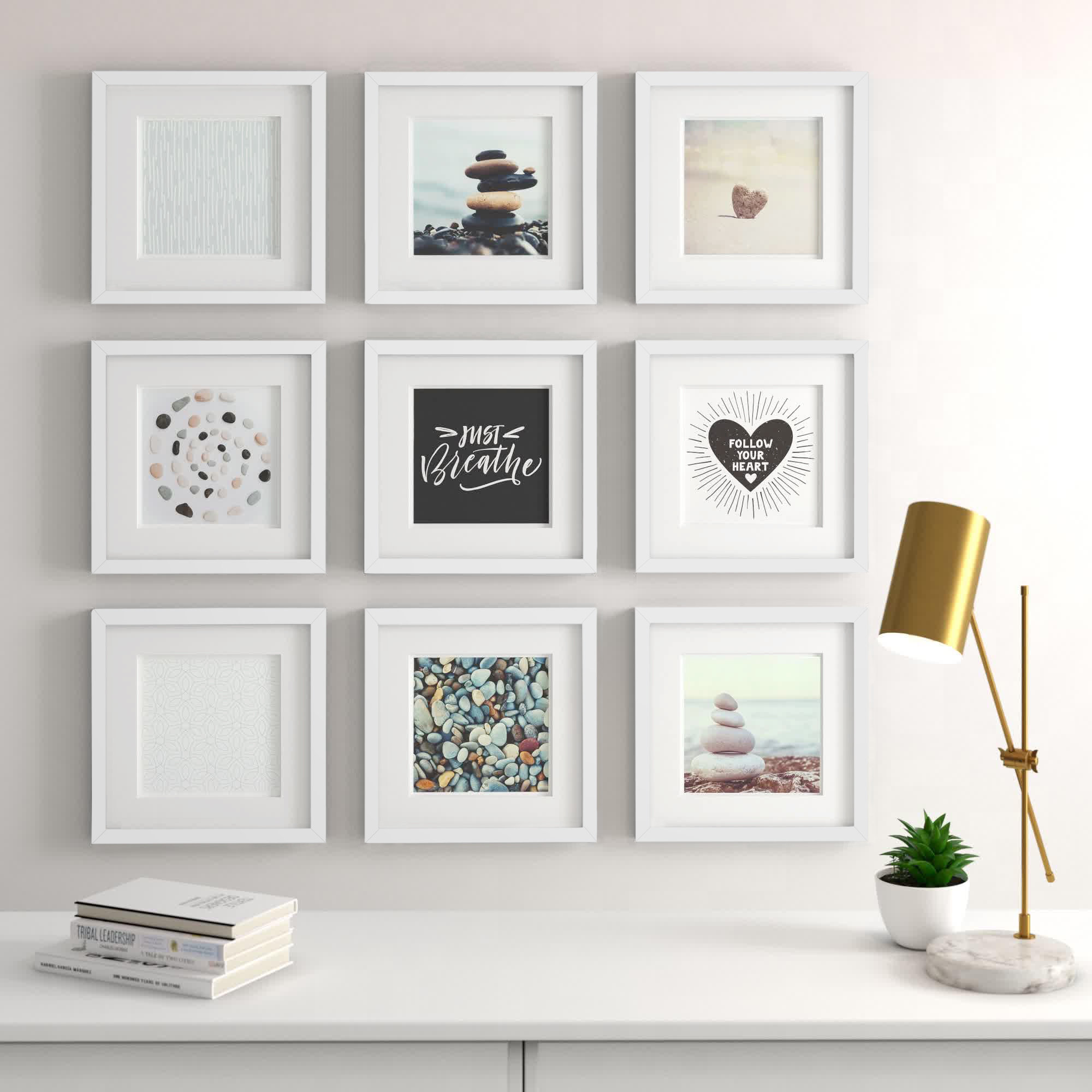 Laurel Foundry Modern Farmhouse Betton Wood Picture Frame - Set of 9 ...