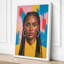 Composed Gaze Modern 1 Piece Wrapped Canvas Wall Art-1817042716-1817042711