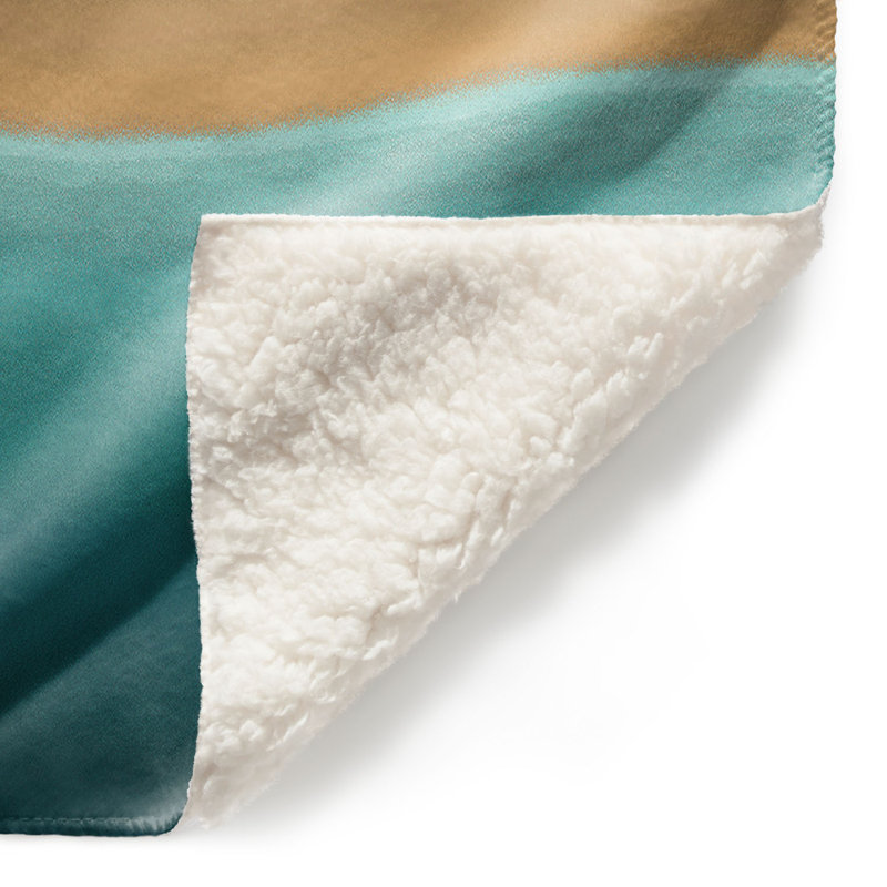 Couverture sherpa doux seaside town, l 51 po x L 60 po