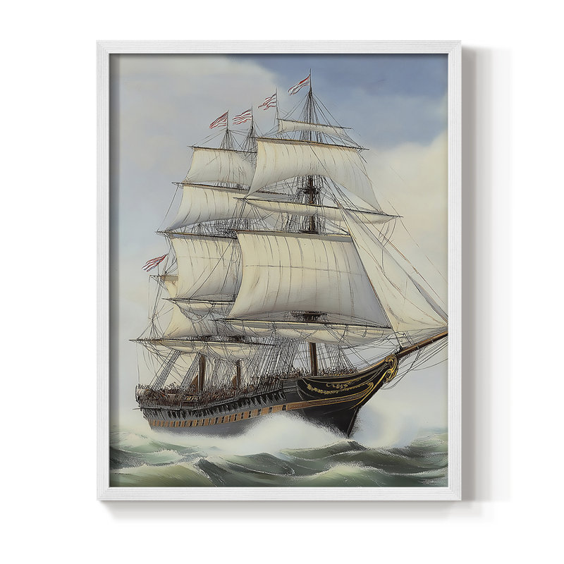 «NAUTICAL Series Lxxix», H 30 po x l 24 po, Blanc