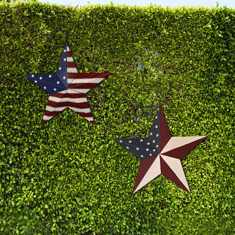 Drapeau américain Americana, H 12 po x l 12 po x P 2 po