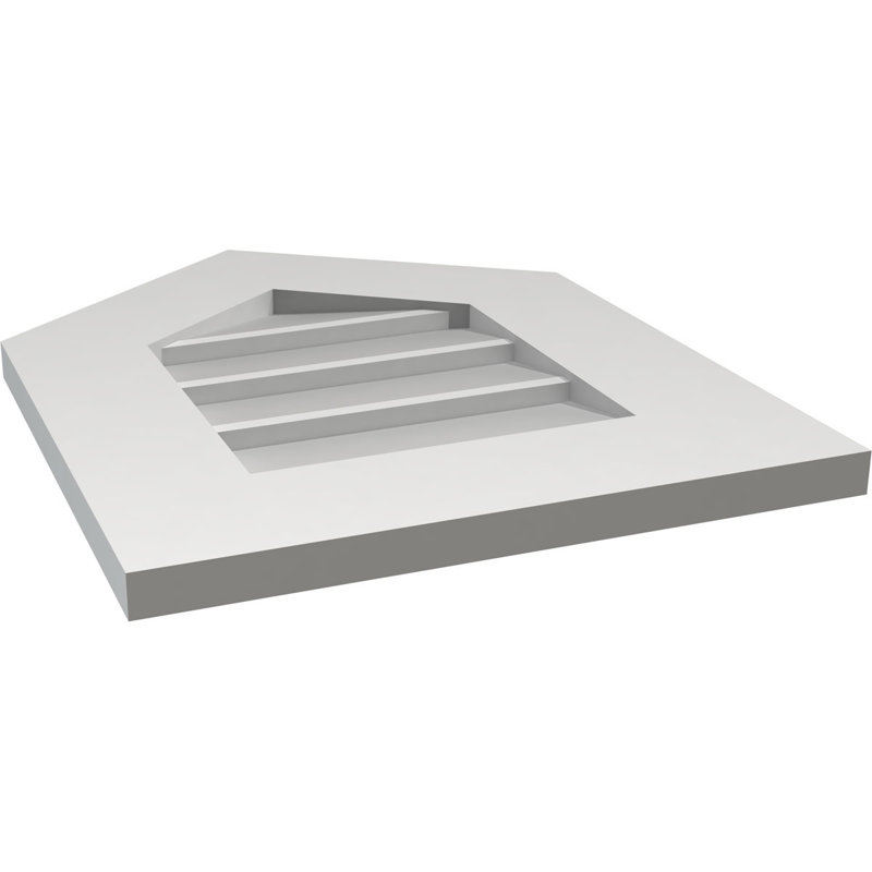 Ventilateur à pignon en uréthane non-fonctionnel Signature, H 20 po x l 16 po x P 1 po
