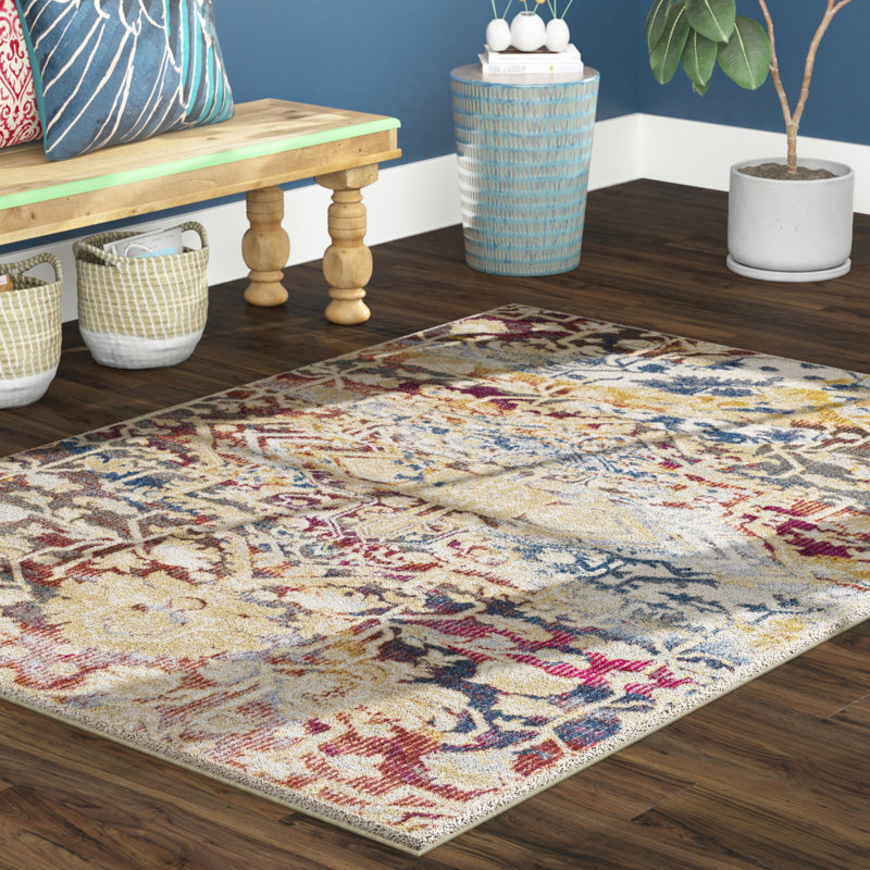 Oriental Indoor Rug, Rectangle 9'3" x 12'3"