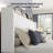 Upholstered Platform Bed With Led Lights & Charging Station-748057093-752900944