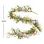 6FT Artificial Easter Egg Garland with 29 Pastel Eggs, Rustic Spring Vine with Flowers and Leaves