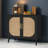 Buffet Cabinet With Storage,  Accent Bathroom Floor Cabinet,With Two Doors And 4 Compartments Forstorage,Cabinet With Solid Wood Feet,Sideboard Cabinet For Hallway, Entry, Living Room-288347719