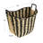 Zigzag Woven Paper Rope Basket