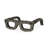 Elliot 13L x 14W Brown Wooden Eyeglasses