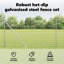 Galvanised Steel Border Fencing-1002326896-1002326897